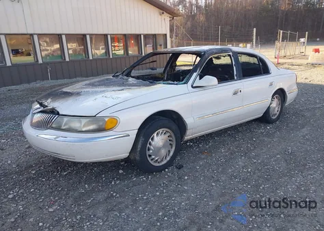 1998 Lincoln Continental из США, поврежденный, VIN 1LNLM97V3WY602890